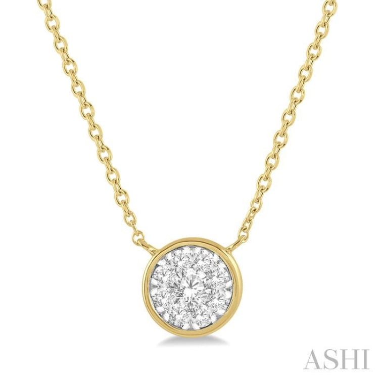 Round Shape Lovebright Essential Diamond Necklace