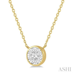 Round Shape Lovebright Essential Diamond Necklace