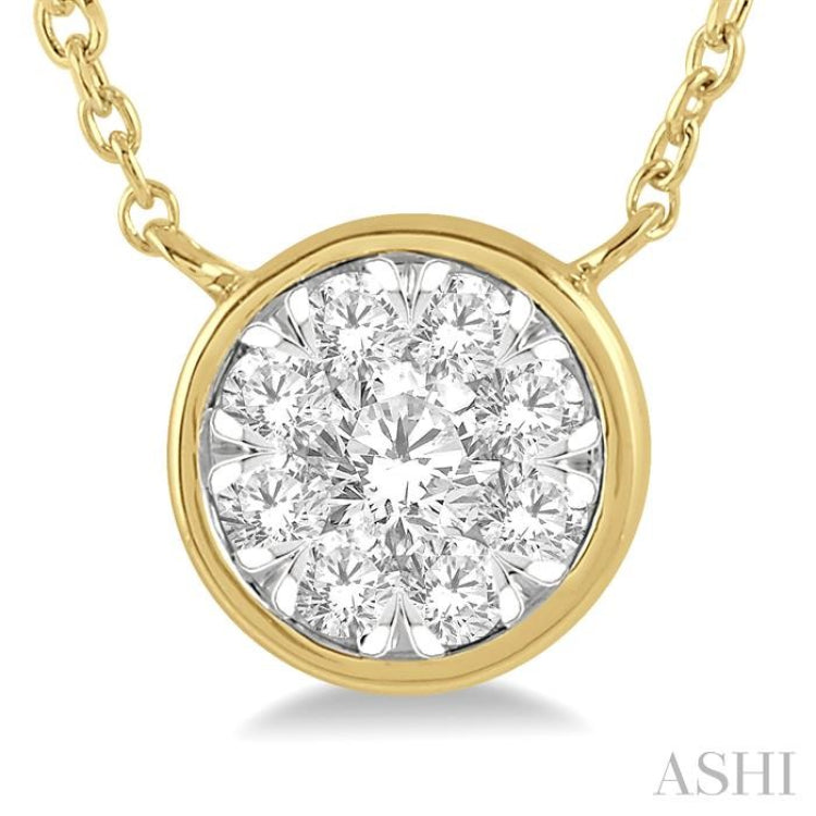 Round Shape Lovebright Essential Diamond Necklace