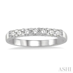 7 Stone Diamond Wedding Band