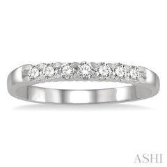 7 Stone Diamond Wedding Band