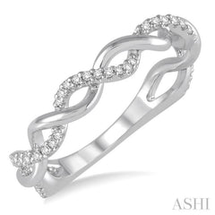 Twisted Diamond Fashion Ring