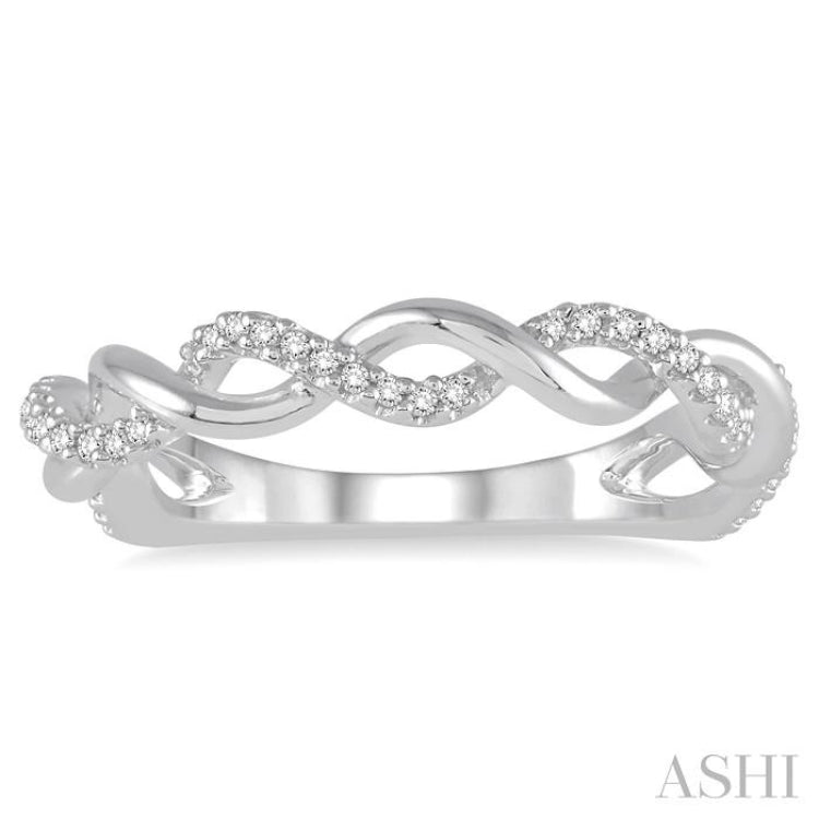 Twisted Diamond Fashion Ring