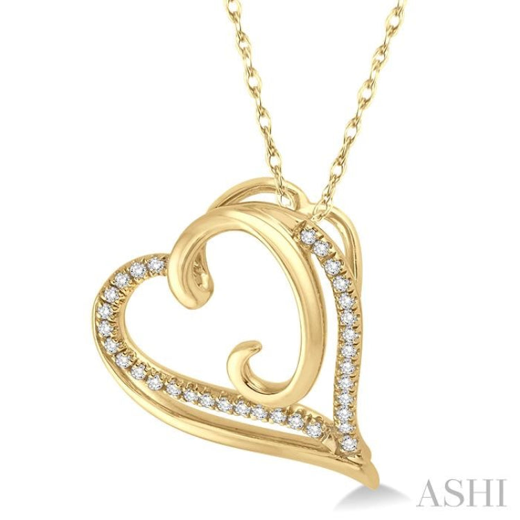 Heart Shape Diamond Fashion Pendant