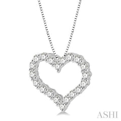 Heart Shape Diamond Pendant