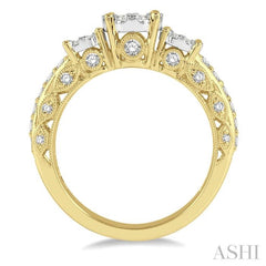 Past Present & Future Lovebright Diamond Engagement Ring