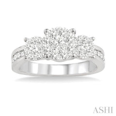 Past Present & Future Lovebright Diamond Engagement Ring