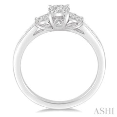 Past Present & Future Lovebright Diamond Engagement Ring