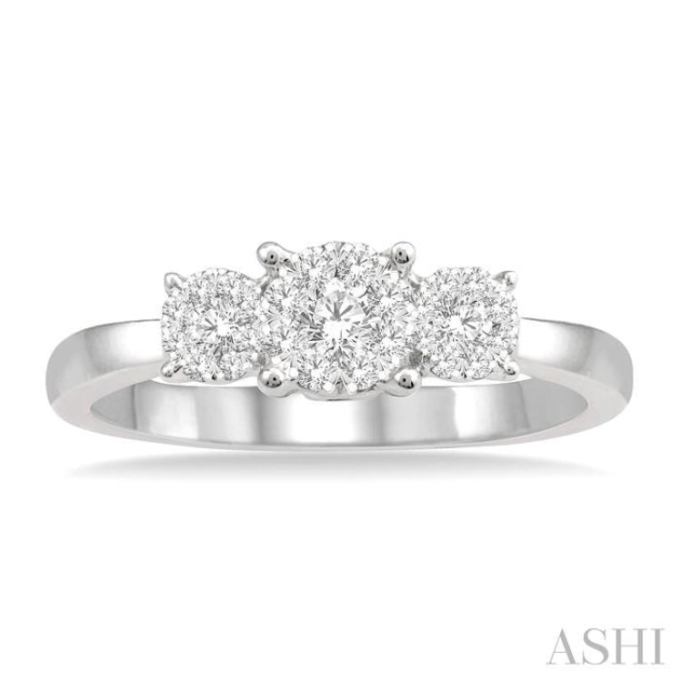 Past Present & Future Lovebright Essential Diamond Engagement Ring