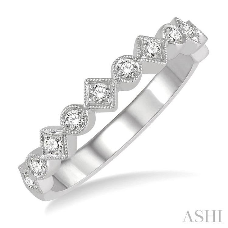 Stackable Diamond Wedding Band