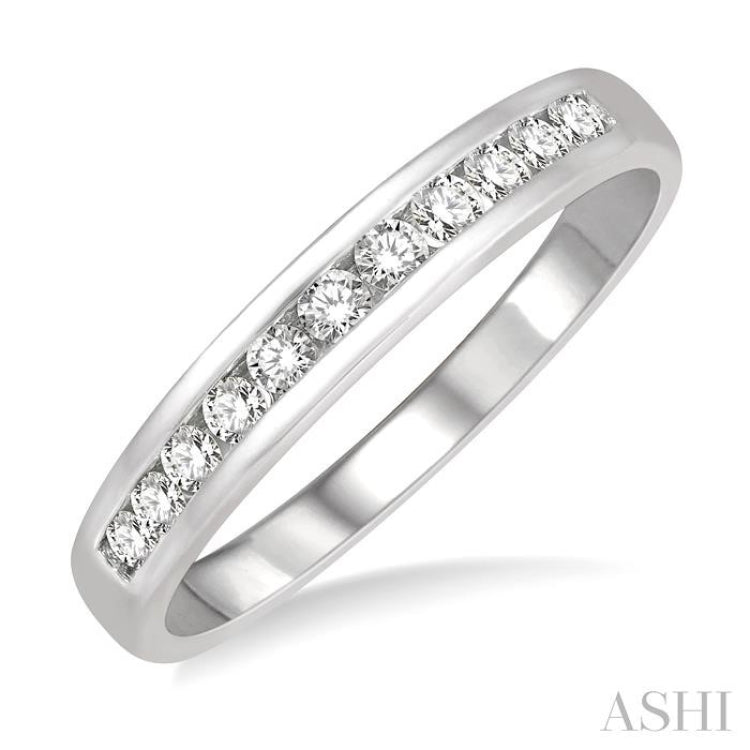 11 Stone Channel Set Diamond Wedding Band