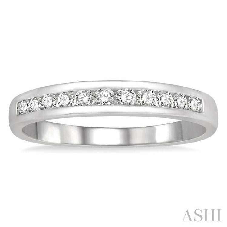 11 Stone Channel Set Diamond Wedding Band