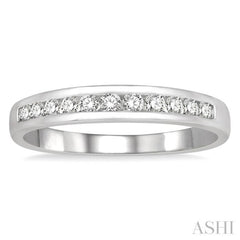 11 Stone Channel Set Diamond Wedding Band