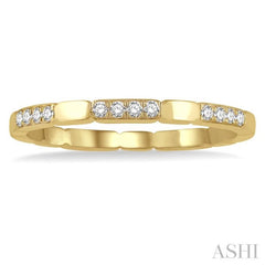 Stackable Diamond Wedding Band