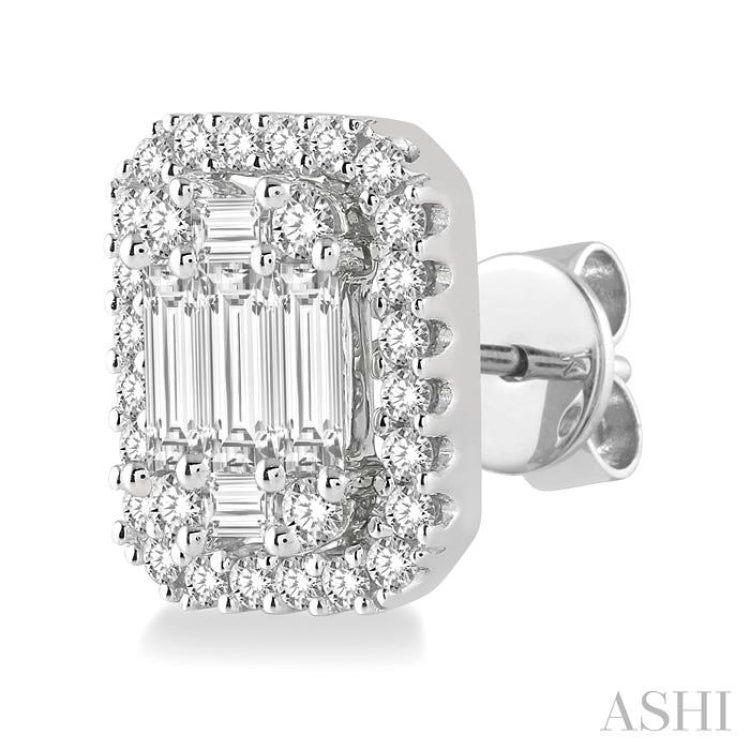 Halo Fusion Diamond Earrings