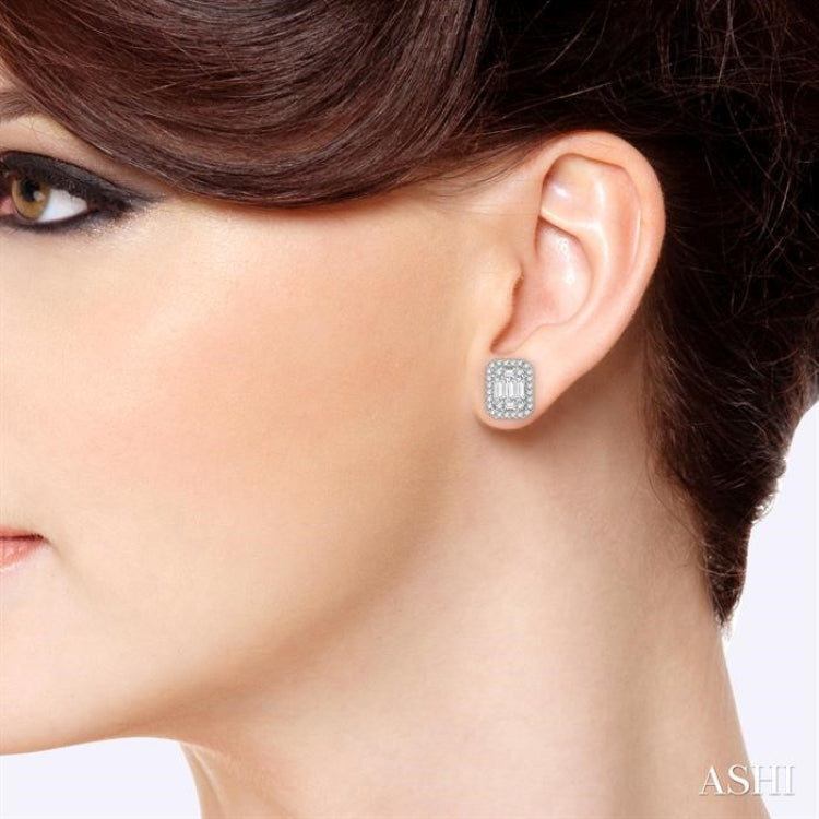 Halo Fusion Diamond Earrings