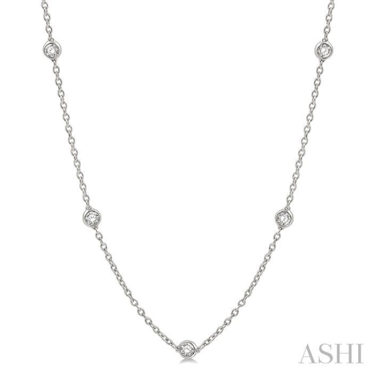 Diamond Station Necklace