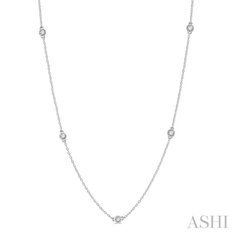 Diamond Station Necklace