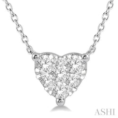 Heart Shape Lovebright Essential Diamond Necklace