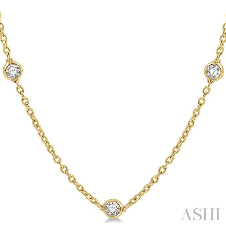 Diamond Station Necklace