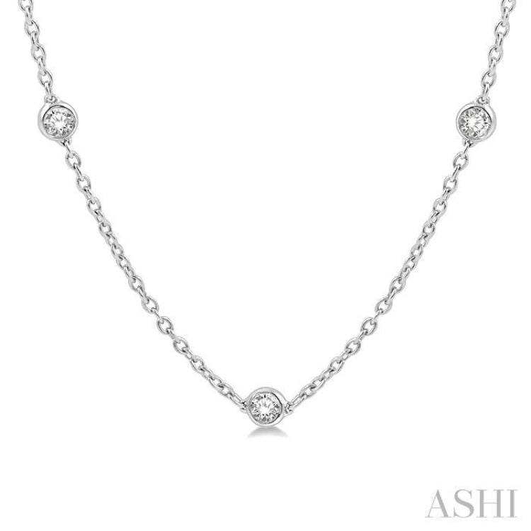 Diamond Station Necklace