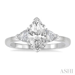 Marquise Shape Diamond Engagement Ring