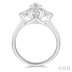 Marquise Shape Diamond Engagement Ring