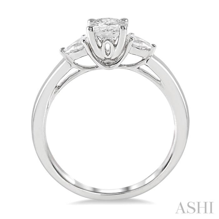 Oval Shape Diamond Engagement Ring