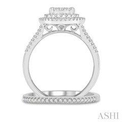 Halo Lovebright Diamond Wedding Set