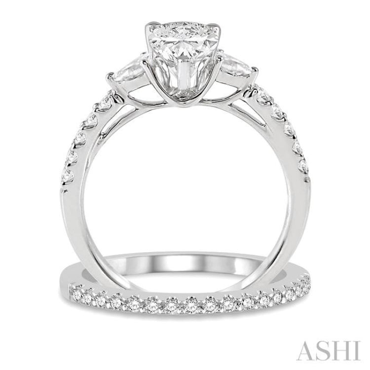 Pear Shape Diamond Wedding Set