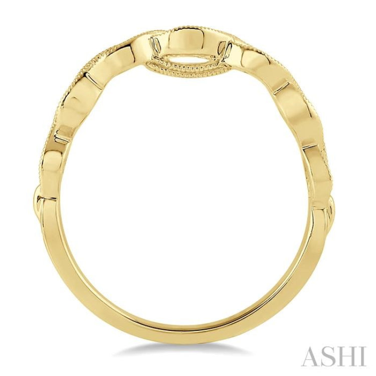 1/5 Ctw Round Cut Diamond Wedding Band in 14K Yellow Gold