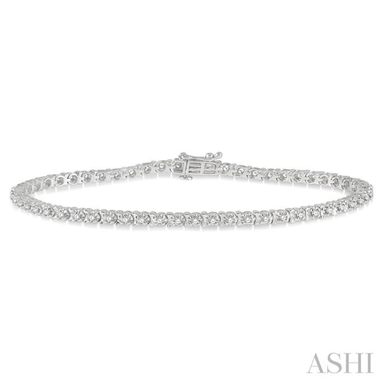 Tulip Diamond Tennis Bracelet