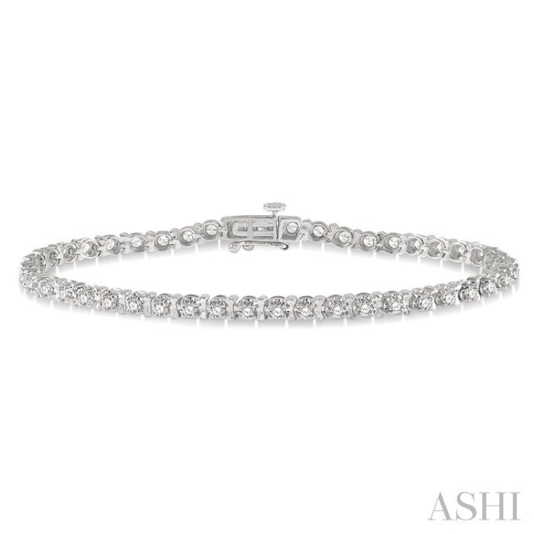 Tulip Diamond Tennis Bracelet