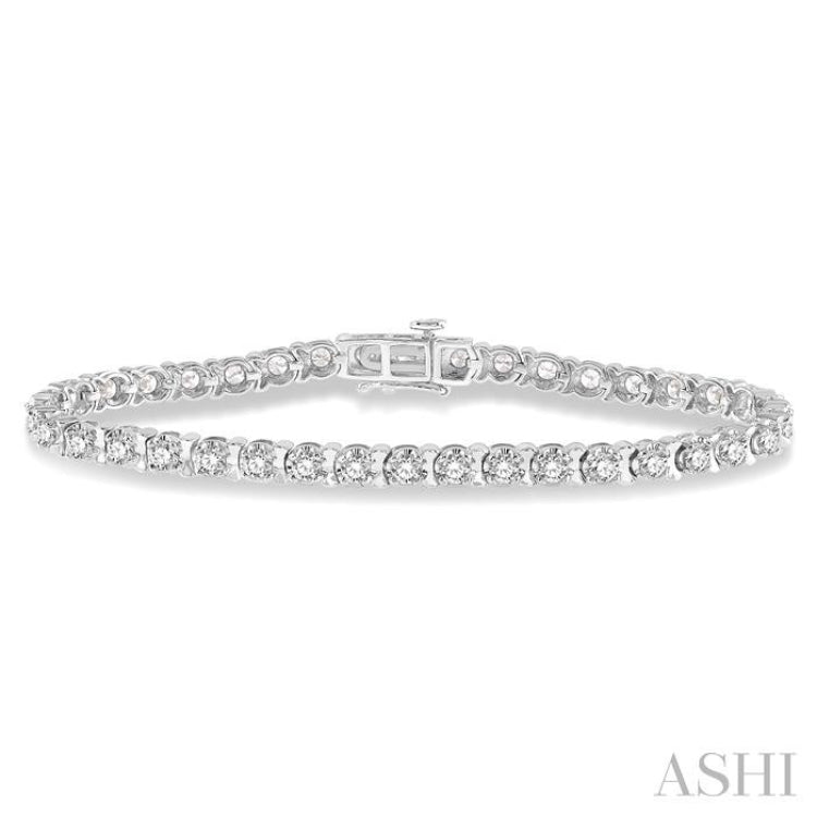 Tulip Diamond Tennis Bracelet