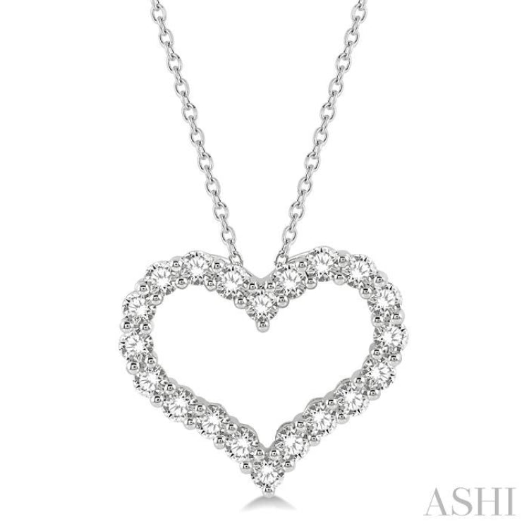 Heart Shape Diamond Pendant