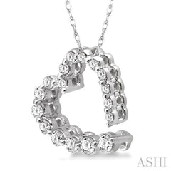 Heart Shape Journey Diamond Fashion Pendant