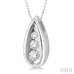 Pear Shape Diamond Pendant