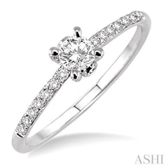 Round Shape Diamond Engagement Ring