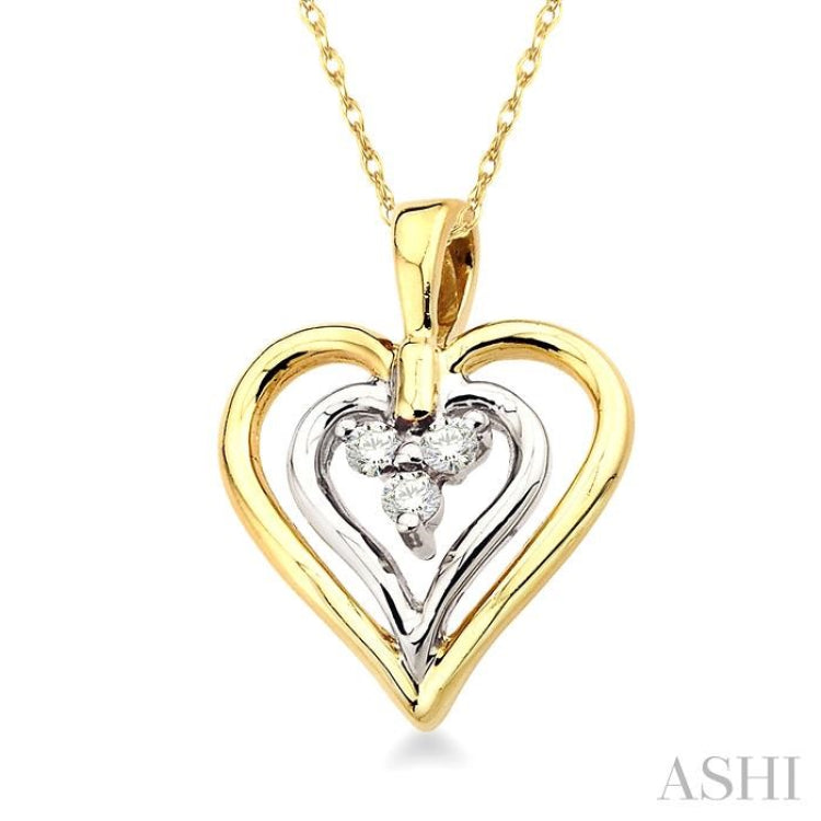 Heart Shape Diamond Fashion Pendant