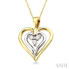 Heart Shape Diamond Fashion Pendant