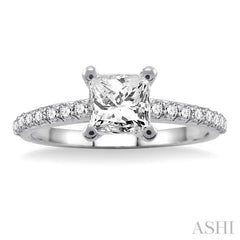 Princess Shape Diamond Engagement Ring