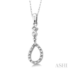 Pear Shape Diamond Pendant