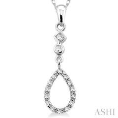 Pear Shape Diamond Pendant