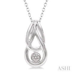 Silver Diamond Fashion Pendant