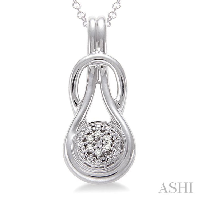 Silver Diamond Fashion Pendant