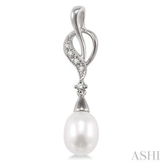 Pearl & Diamond Fashion Earrings