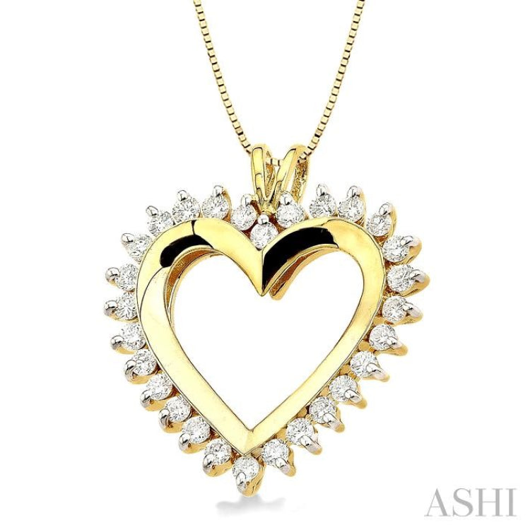 Heart Shape Diamond Fashion Pendant