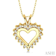 Heart Shape Diamond Fashion Pendant