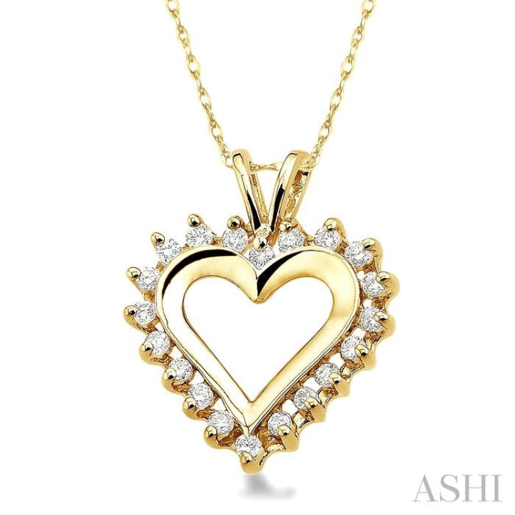 Heart Shape Diamond Fashion Pendant