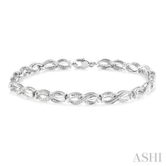 Silver Diamond Bracelet